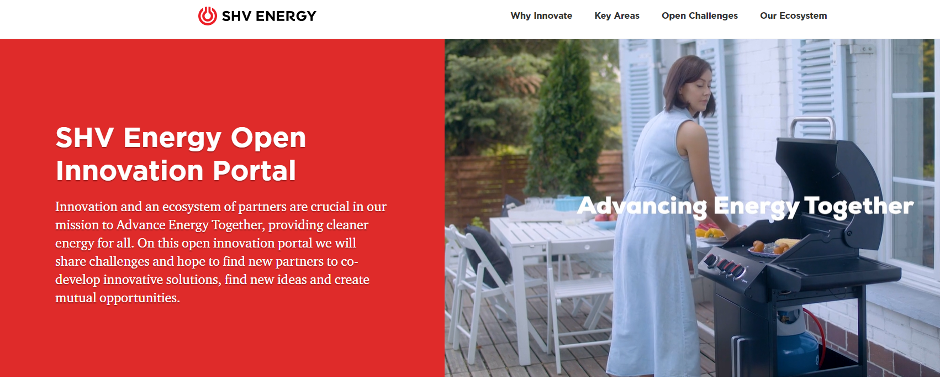 SHV Energy Launches New Open Innovation Portal